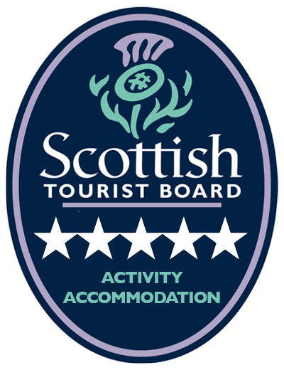 5 star VisitScotland Activity Accommodation Rating