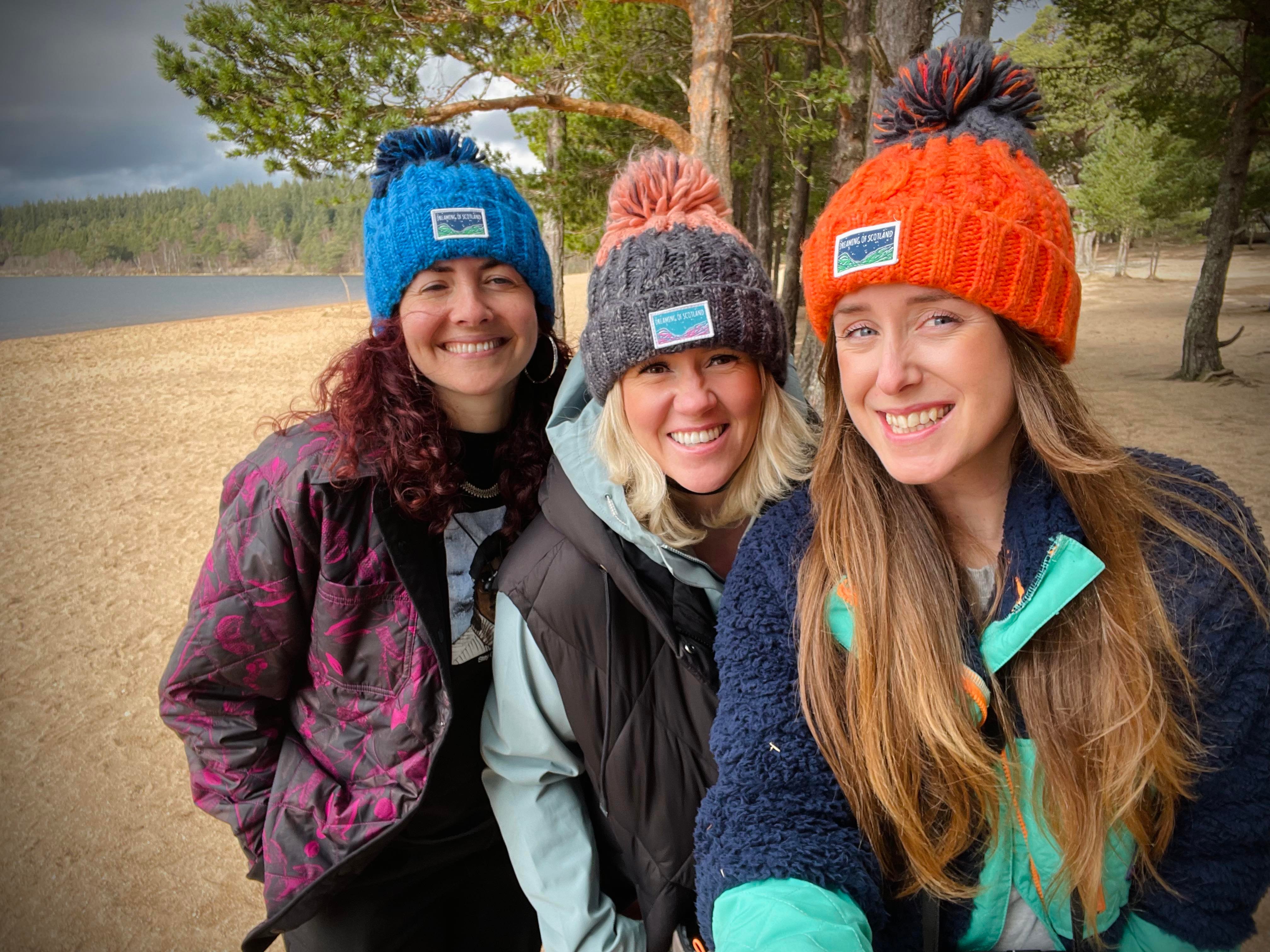 Girls Selfie At Loch Morlich