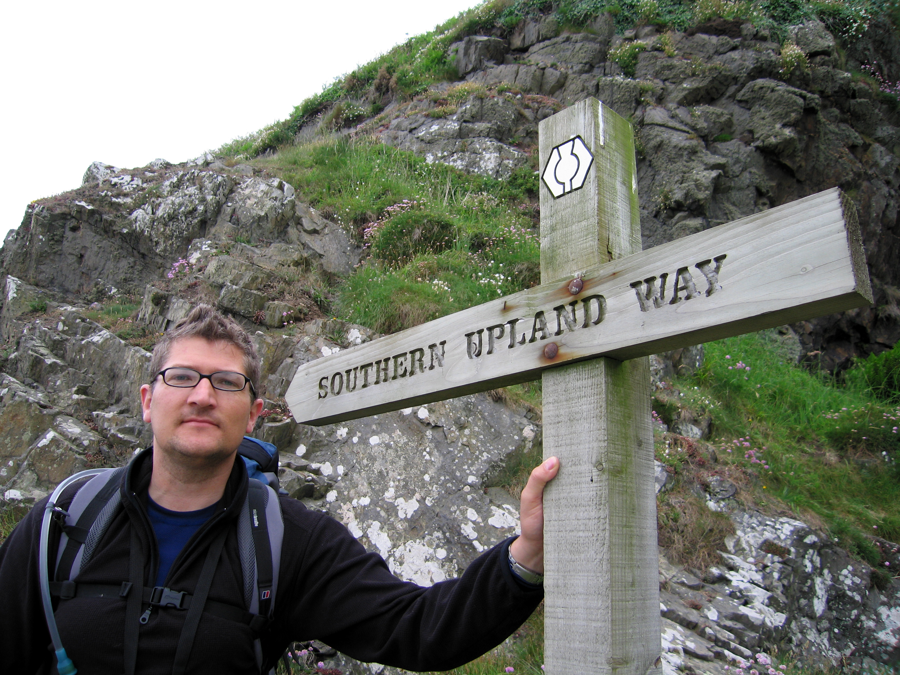Robin On The SUW At Portpatrick, The Start